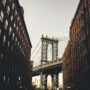 Die Manhattan Bridge in New York. Luxusreisen